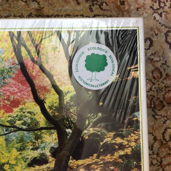 Vintage 83 CLEMENTONI Mosaico #31076 Puzzle 1000 Piece Stream Foilage SEALED NEW - Picture 10 of 16